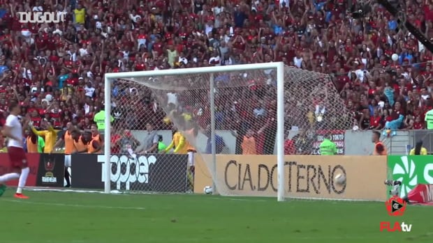 Gabriel Barbosa's goals against Fluminense